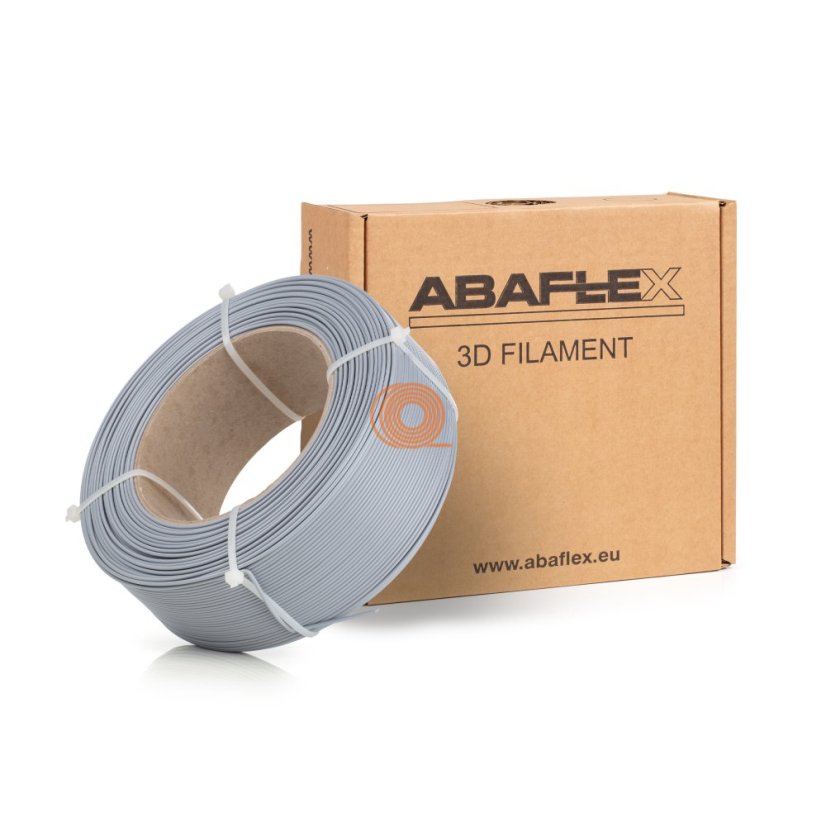 Filament ABAFLEX PETG+ Gray Refill [1,75mm, 0.75kg]