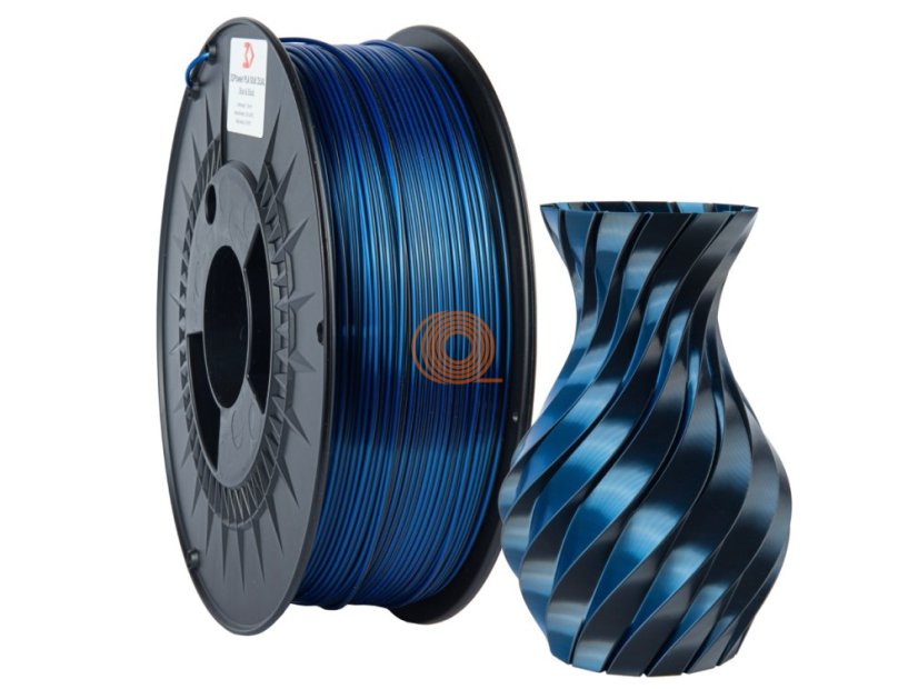 Filament 3DPower SILK Dual Color Modrá&Black [1,75mm, 1kg]