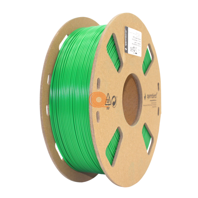 Filament Gembird PETG Zielona [1,75mm, 1kg]