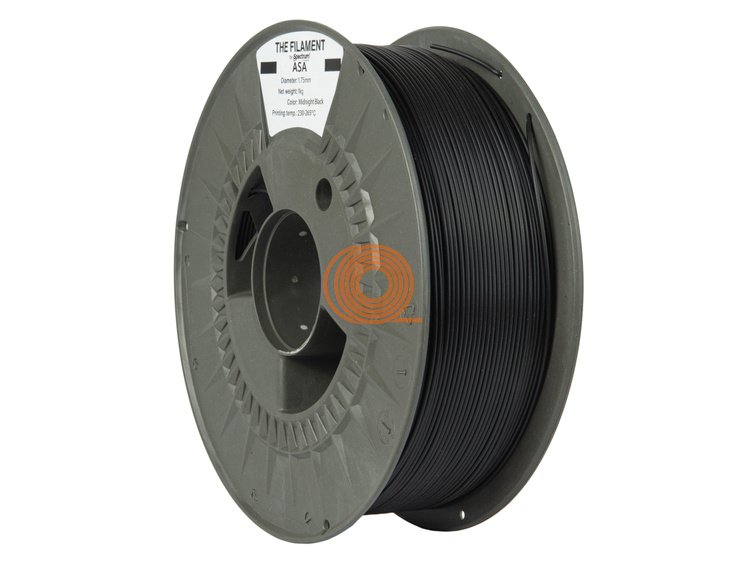 Filament TheFilament ASA Polnočná Čierna [1,75mm, 1kg]