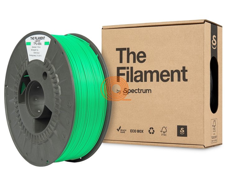 Filament TheFilament FLEX 95A Zielony [1,75mm, 1kg]