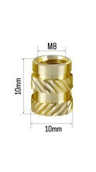 Wkładka gwintowana termiczna M8