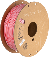 Filament Polymaker PolyTerra PLA Dualní Plameňáková (Růžová-Červená) [1,75mm, 1kg]