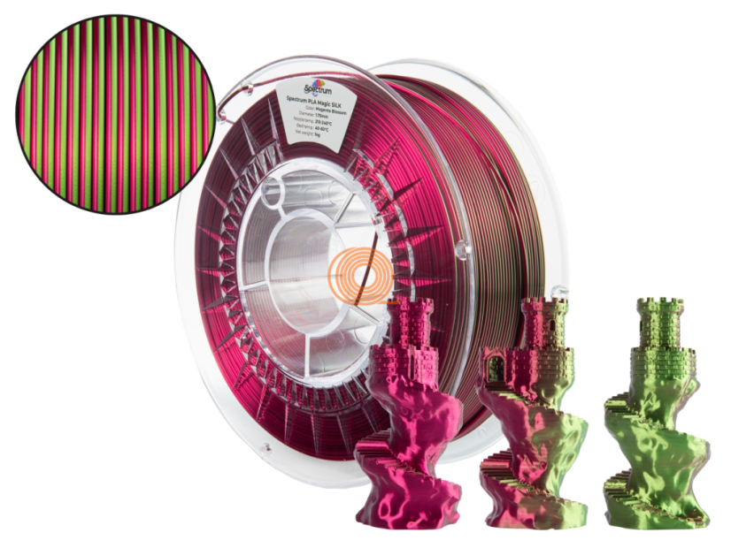 Filament Spectrum SILK MAGIC Magenta Blossom [1,75mm, 1kg]