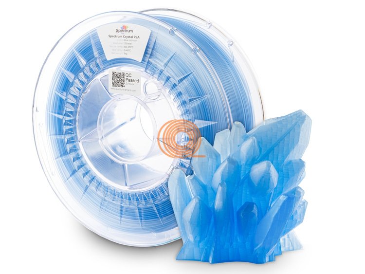 Filament Spectrum PLA Premium Crystal Blue Horizon [1,75mm, 1kg]