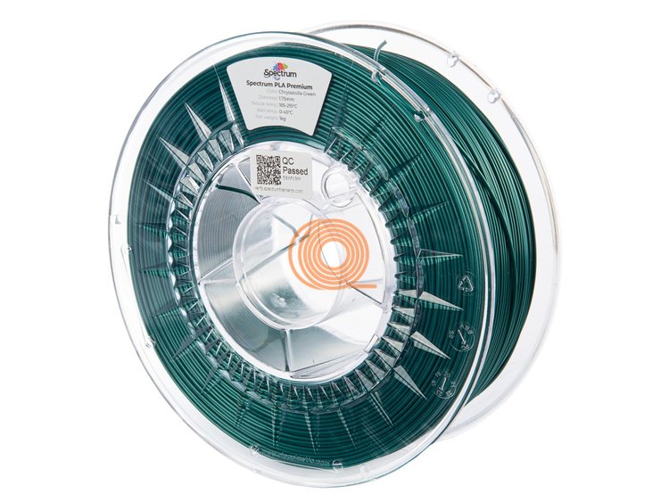 Filament Spectrum PLA Premium Chryzokol Zelený [1,75mm, 1kg]