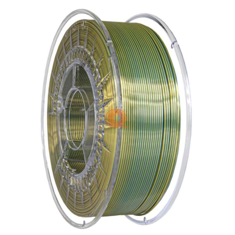 Filament DevilDesign SILK DUAL Zlatá/Modrá [1,75mm, 1kg]