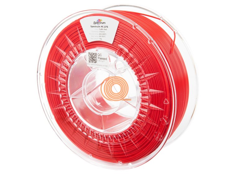 Filament Spectrum PC 275 Dopravní Červená [1,75mm, 1kg]