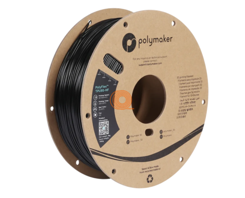 Filament Polymaker PolyFlex TPU-95A High Speed Black [1,75mm, 1kg]