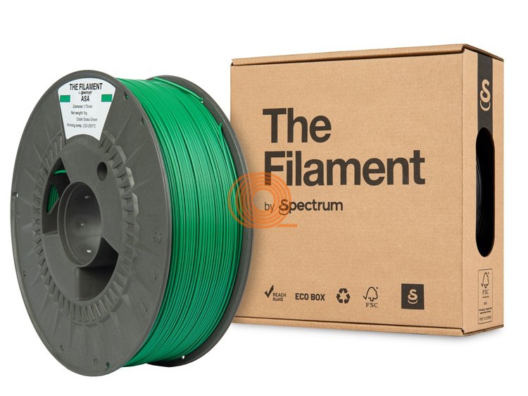 Filament TheFilament ASA Zelená Tráva [1,75mm, 1kg]