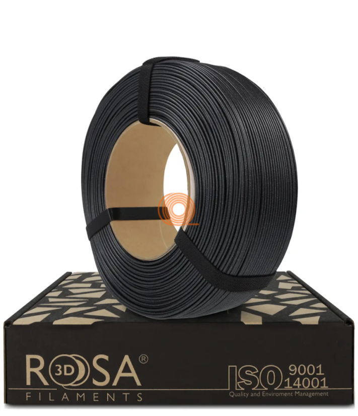 Filament ROSA3D PLA Starter GLITTER Grafitová Refill [1,75mm, 1kg]