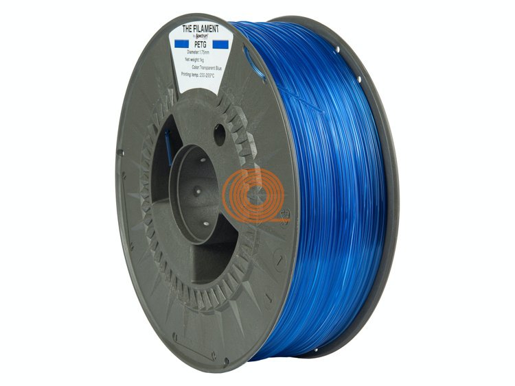 Filament TheFilament PETG Transparentná Modrá [1,75mm, 1kg]
