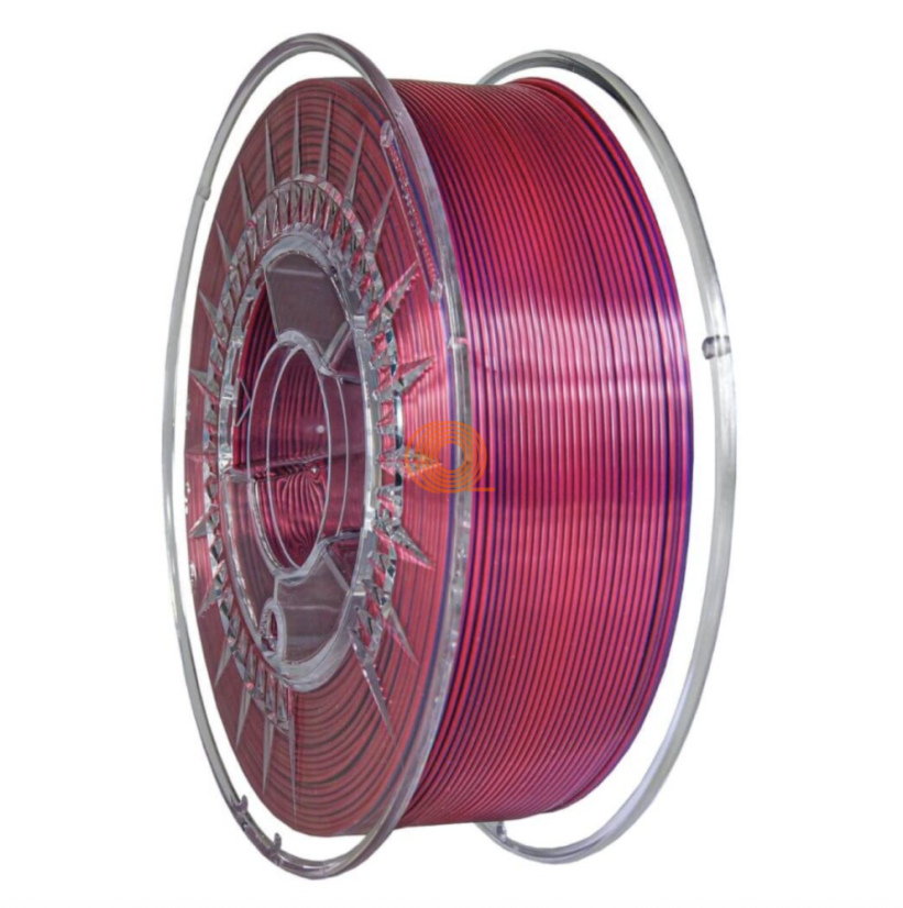 Filament DevilDesign SILK DUAL Tmavě Červená/Super Fialová [1,75mm, 1kg]