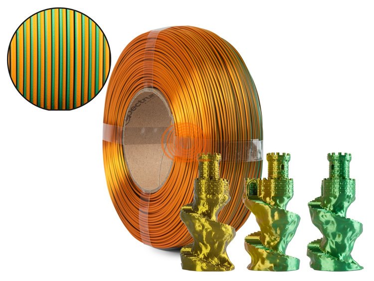 Filament Spectrum SILK MAGIC Amber Leaf Refill [1,75mm, 1kg]
