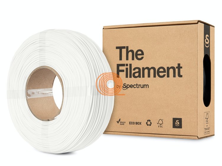 Filament TheFilament PLA Ruch drogowy Biały Refill [1,75mm, 1kg]