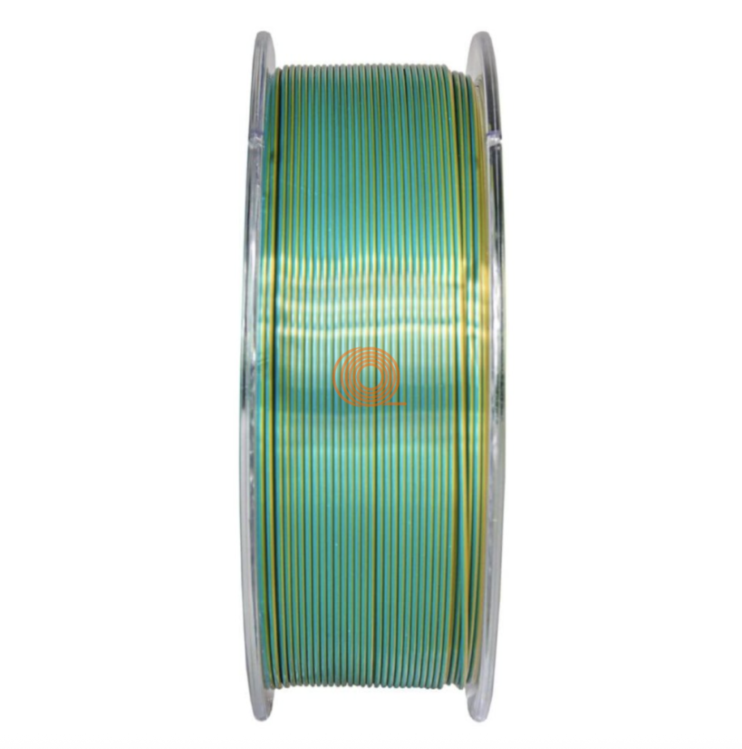 Filament DevilDesign SILK DUAL Studená Zelená/Zlatá [1,75mm, 1kg]