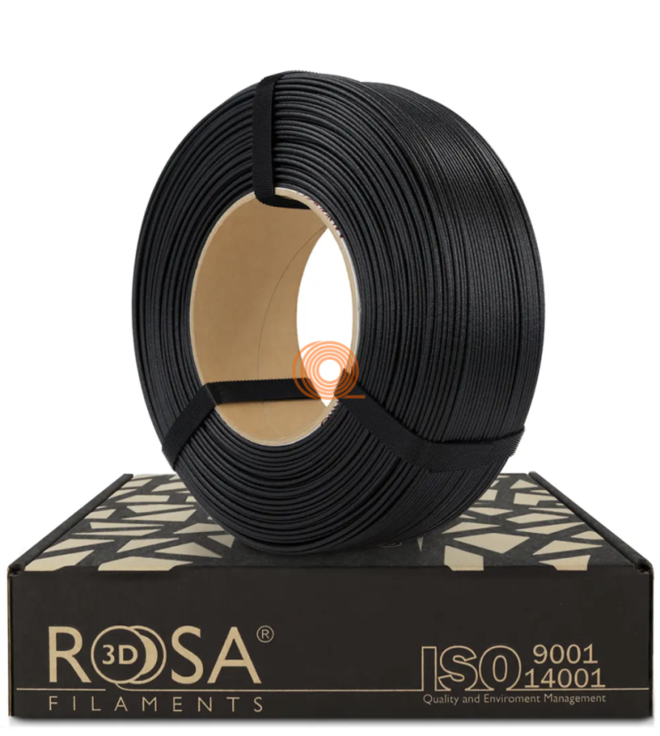 Filament ROSA3D PCTG-10GF Čierna Refill [1,75mm, 1kg]