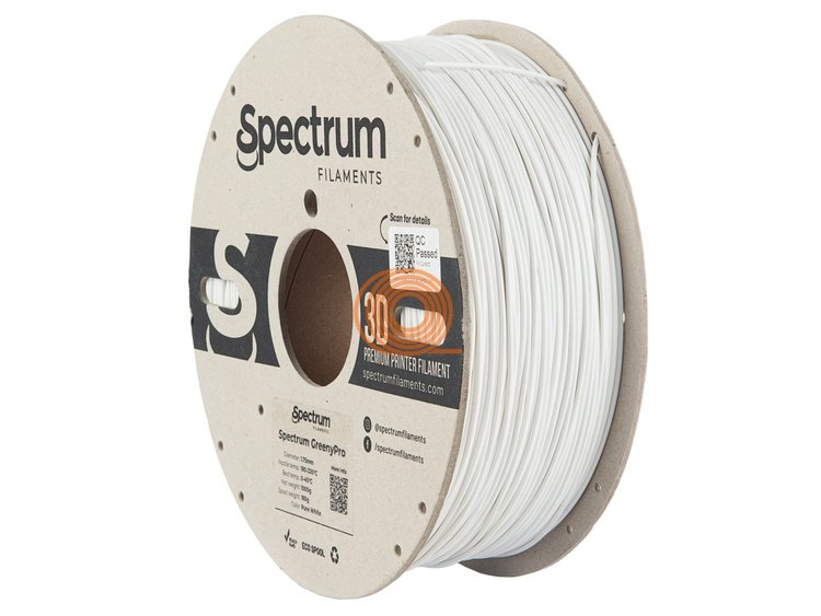 Filament Spectrum GreenyPro Pure White [1,75mm, 1kg]