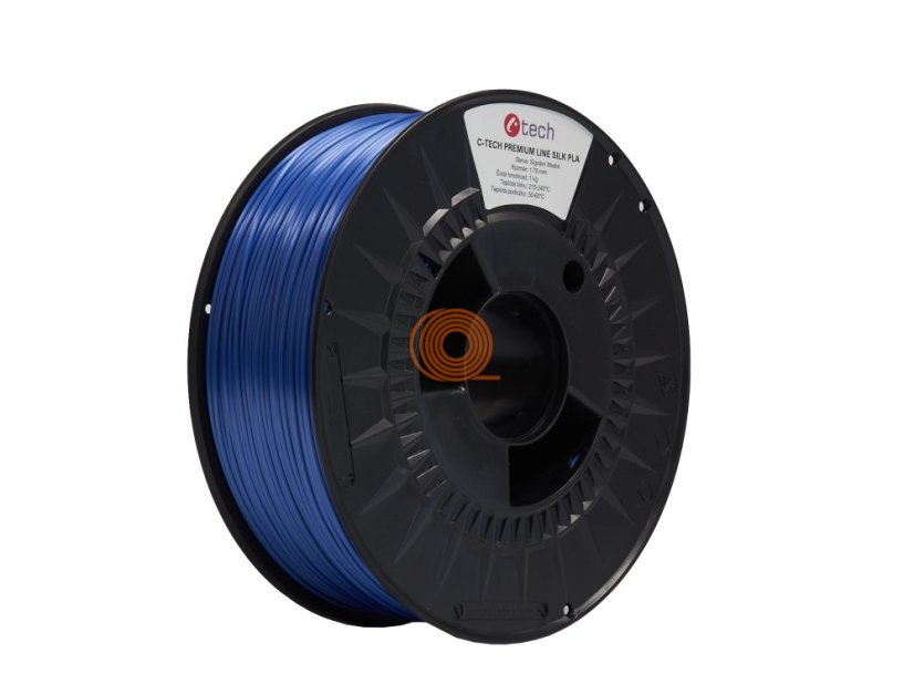Filament C-TECH Premium Line SILK Signální Modrá [1,75mm, 1kg]
