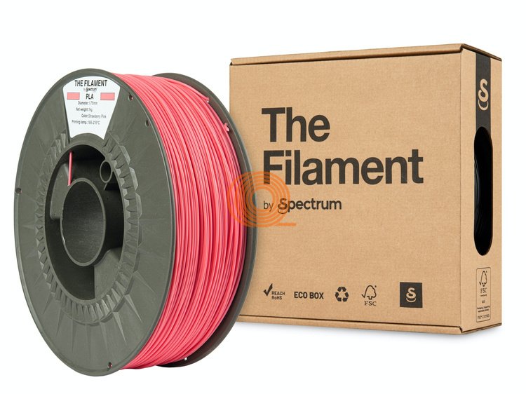 Filament TheFilament PLA Jahodově Růžová [1,75mm, 1kg]