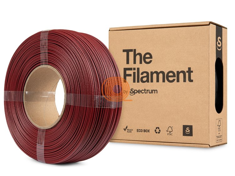 Filament TheFilament ASA CF Czerwony Refill [1,75mm, 1kg]
