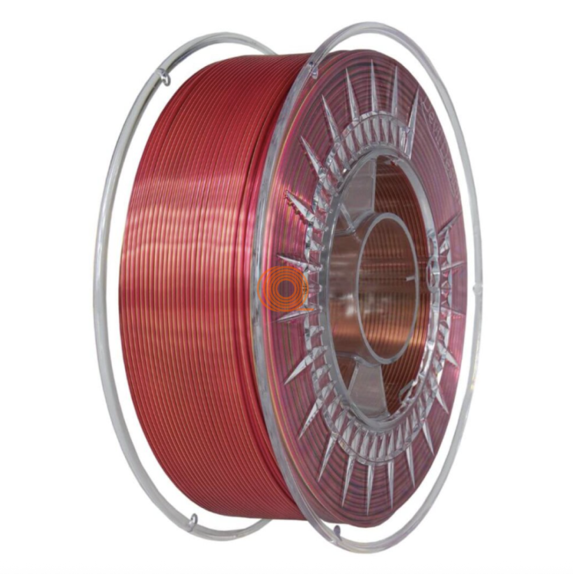 Filament DevilDesign SILK DUAL Tmavo Červená/Złota [1,75mm, 1kg]