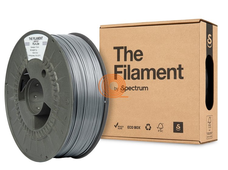 Filament TheFilament PLA Lite Striebro [1,75mm, 1kg]