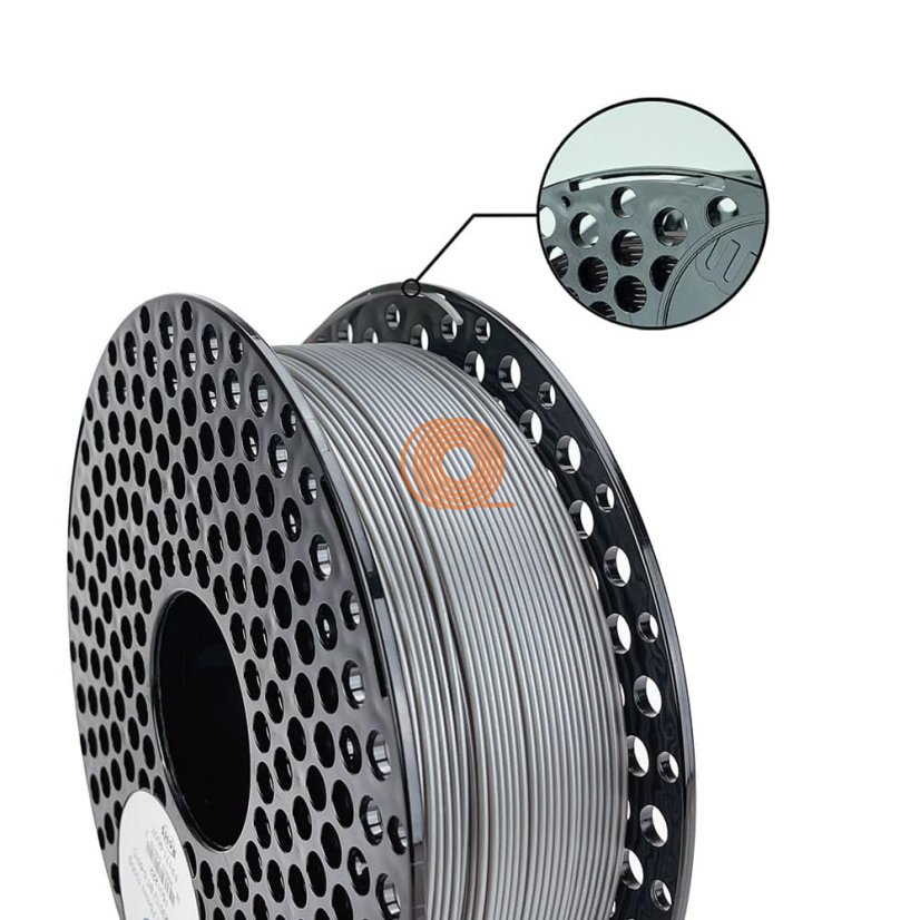 Filament AzureFilm PLA Stříbrná [1,75mm, 1kg]