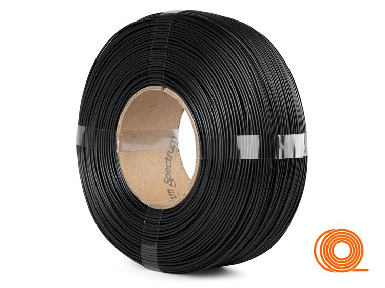 Filament Spectrum PETG Transparentní Černá Refill