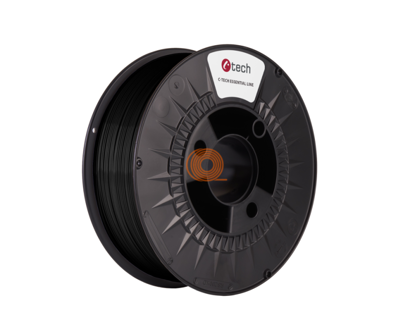 Filament C-TECH Essential Line PETG Černá [1,75mm, 1kg]