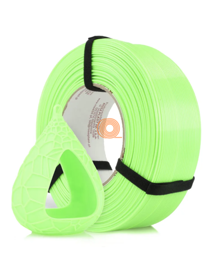 Filament ROSA3D PETG Standard HS Neónová zelená Refill [1,75mm, 1kg]