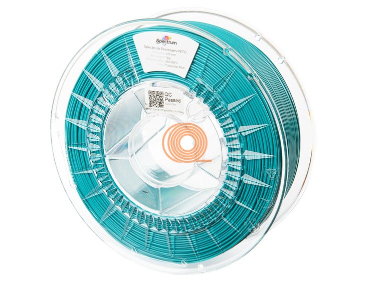 Filament Spectrum PET-G Premium Turquoise Blue [1,75mm, 1kg]