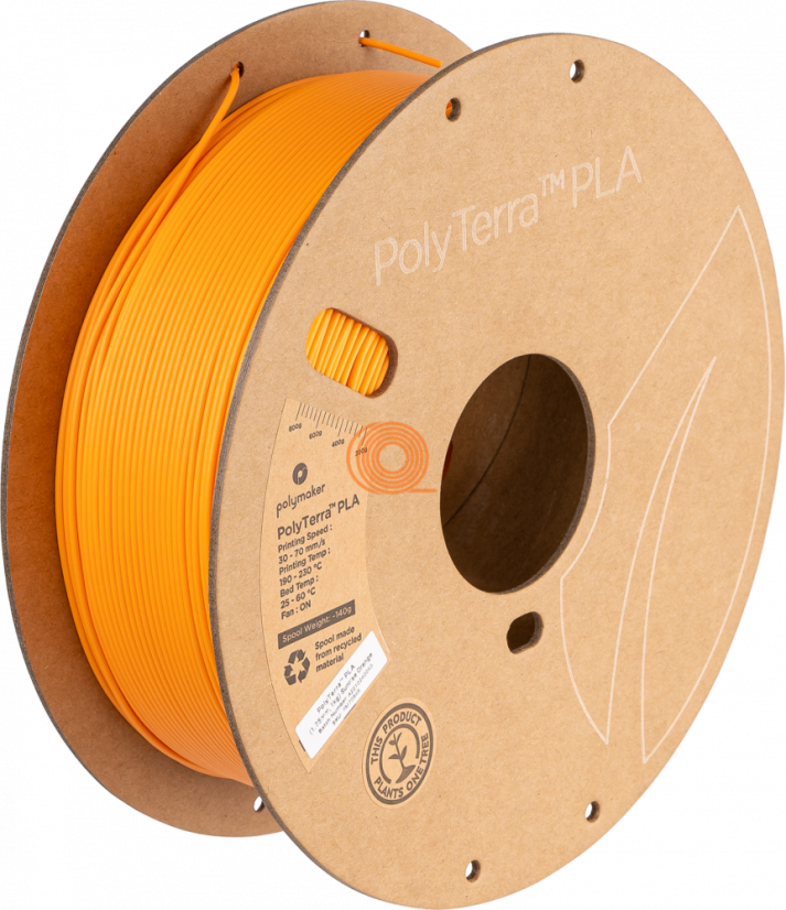 Filament Polymaker PolyTerra PLA Wschodzący Pomarańczowy [1,75mm, 1kg]