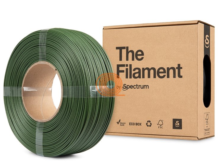 Filament TheFilament ASA CF Zelená Refill [1,75mm, 1kg]