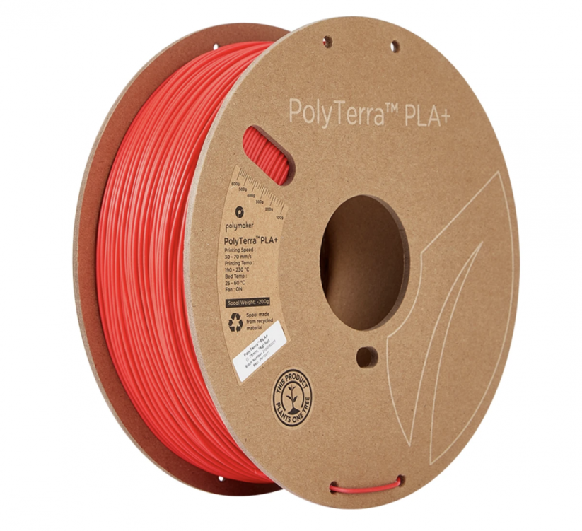 Polymaker PolyTerra PLA+ Red