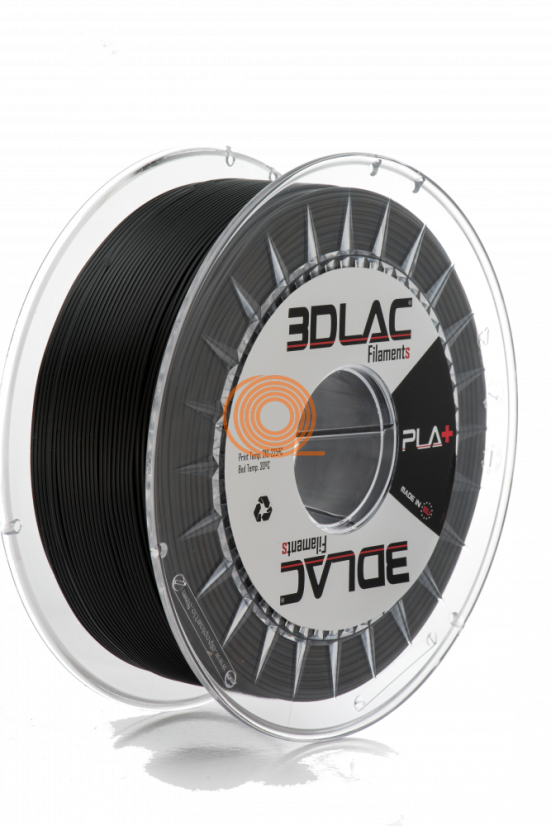 Filament 3DLac PLA+ Černá [1,75mm, 1kg]