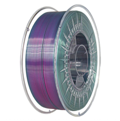 Filament DevilDesign SILK DUAL Perleťově Růžová/Studená Zelená [1,75mm, 1kg]