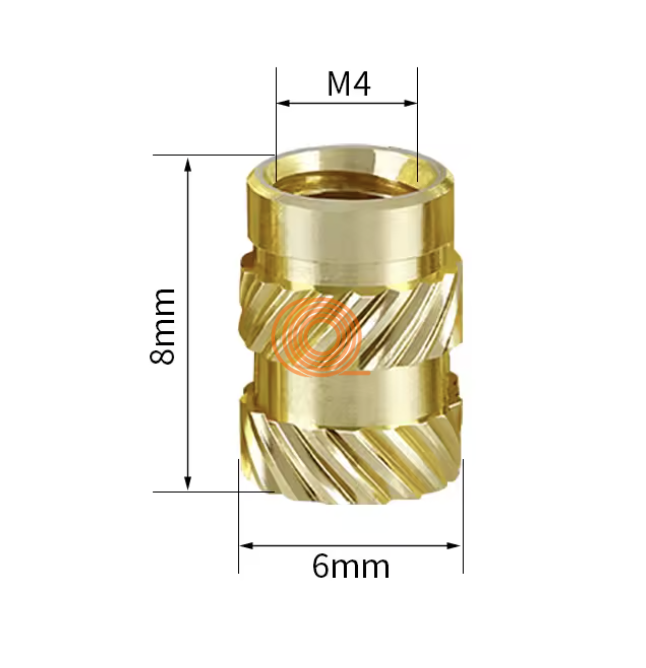 Tepelná závitová vložka (heat insert) M4