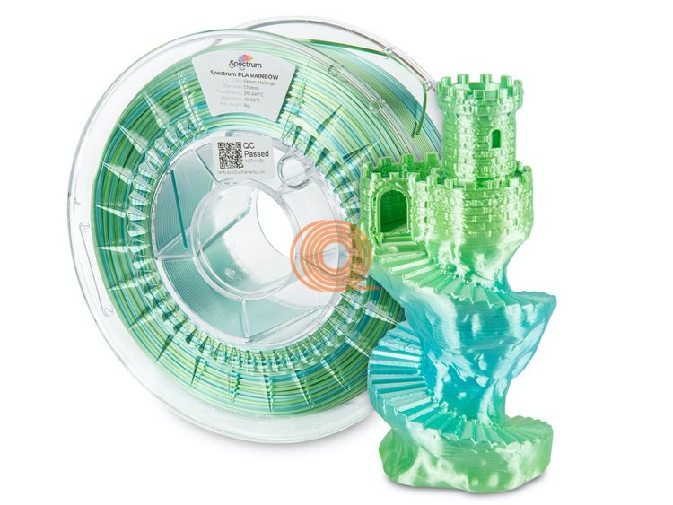 Filament Spectrum SILK RAINBOW Oceánská Melanž [1,75mm, 1kg]
