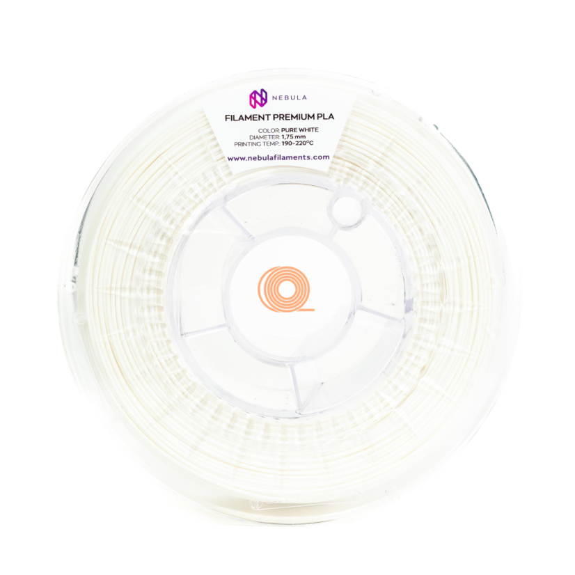 Filament Nebula PLA Čistě Bílá [1,75mm, 1kg]