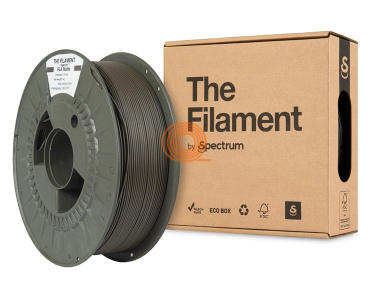Filament TheFilament PLA MATTE Vojenská Olivová  [1,75mm, 1kg]