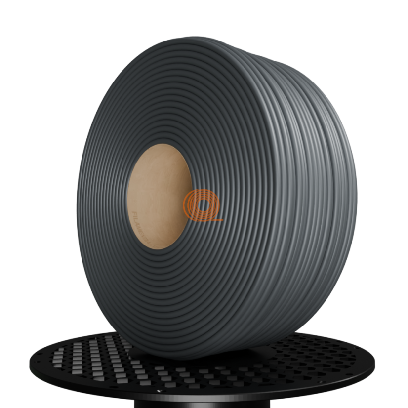Filament Roffelsen3D PLA Metalická Šedá Refill [1,75mm, 1kg]