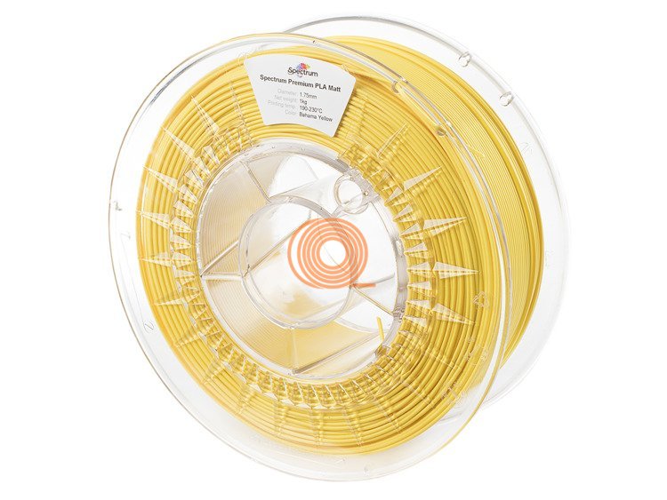 Filament Spectrum PLA MATT Bahama Yellow [1,75mm, 1kg]