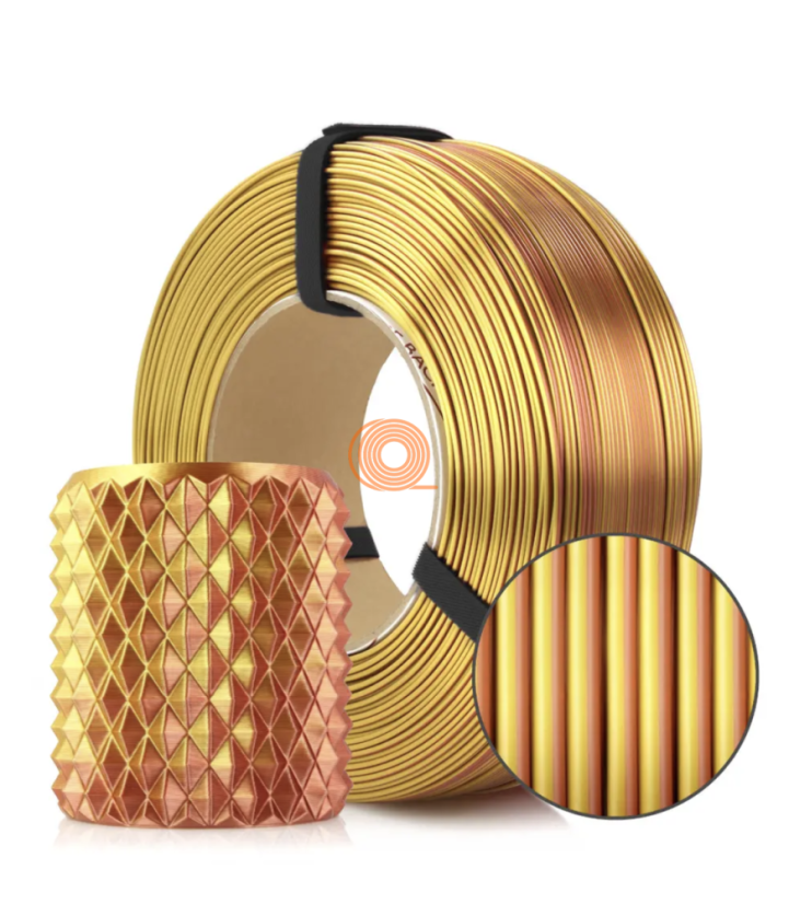 Filament ROSA3D SILK Magic Złoto-miedź Refill [1,75mm, 1kg]