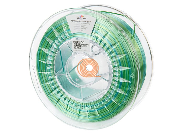 Filament Spectrum SILK RAINBOW Oceánská Melanž [1,75mm, 1kg]