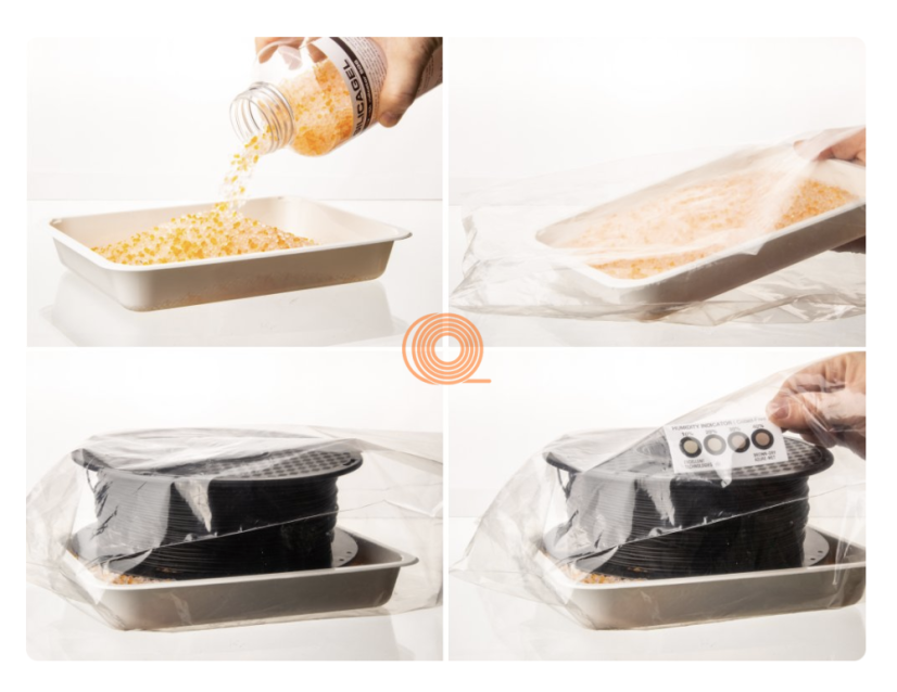 Silikagel-Set zum Trocknen von Filamenten