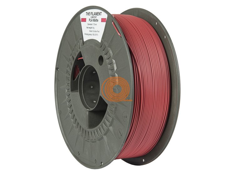 Filament TheFilament PLA MATTE Říjnová Červená [1,75mm, 1kg]