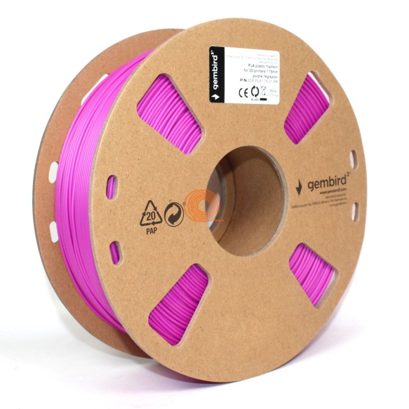 Filament Gembird PLA Fialová [1,75mm, 1kg]