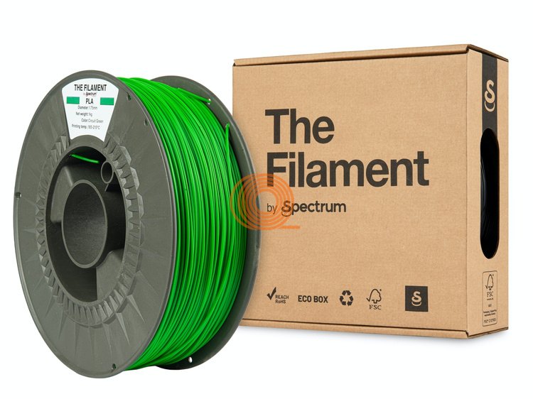 Filament TheFilament PLA Zelený Okruh [1,75mm, 1kg]