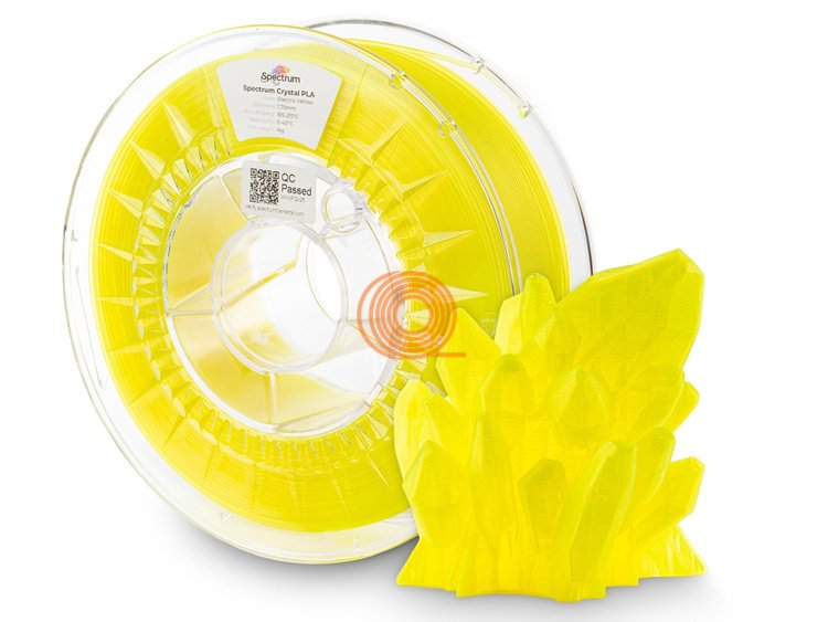 Filament Spectrum PLA Premium Crystal Electric Yellow [1,75mm, 1kg]